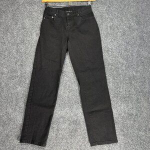 Lauren Jeans Co Ralph Lauren Womens 4P Cotton Stretch Straight Leg Pockets Logo